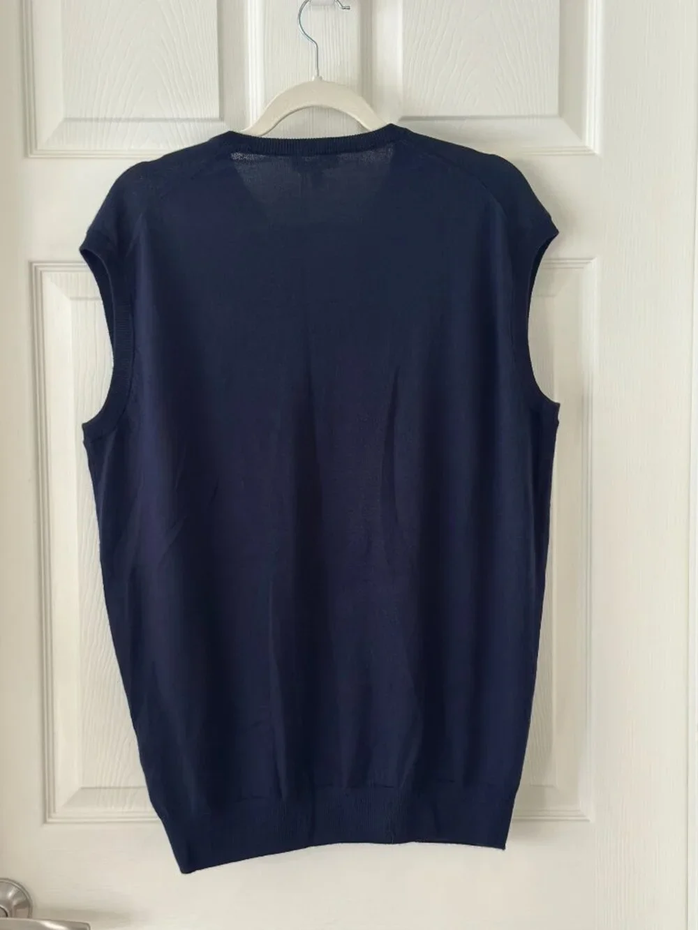 NWT Peter Millar Autumn Crest V-Neck Sweater Vest Navy Mens Medium